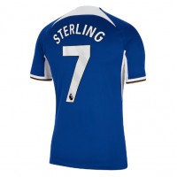 Pánský Fotbalový dres Chelsea Raheem Sterling #7 2023-24 Domácí Krátký Rukáv